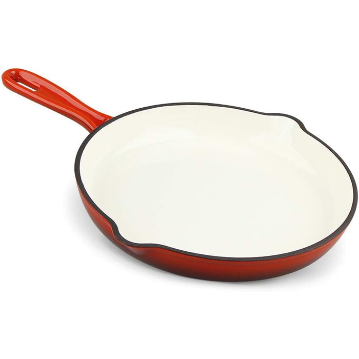 Набір чавунних каструль з кришками, 7 предметів, червоний Carl Schmidt Sohn