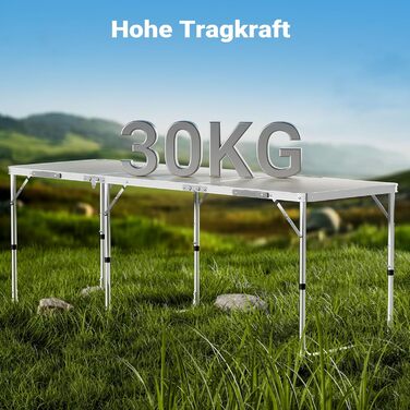 Складной кемпинговый стол 180 x 60 x 70 см Toboli