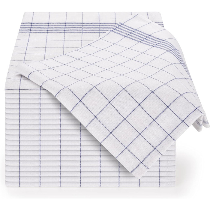 Набір з 5 кухонних рушників 50x70 см, синій Blumtal