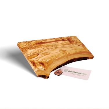 Обробна дошка з натуральної оливкового дерева Das Olivenholzbrett