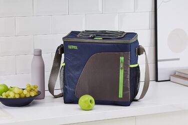 Термос Radiance 30 л, синій, сумка-холодильник з поліестеру, термосумка, сумка для кемпінгу та обіду, складна, сумка для покупок в машині, яку можна прати, з сітками для перенесення, без BPA 30 л