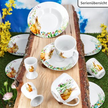 Пасхальный набор посуды из 30 предметов на 6 человек MamboCat