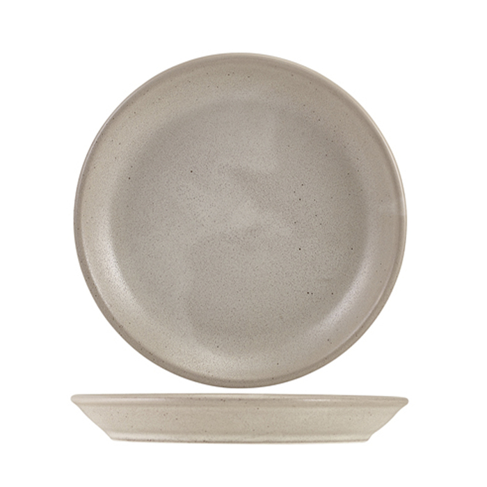 Тарелка круглая 19 см, Terra Stoneware Antigo Cinza, GenWare