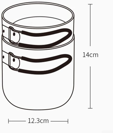 Набір посуду для кемпінгу Lawnoval