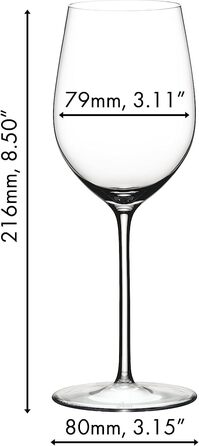 Келих для вина Бордо/Шаблі/Шардоне 350 мл, Sommeliers Riedel