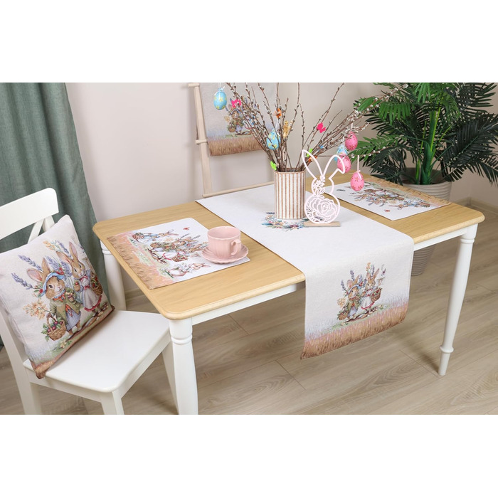 Набор из 4 подставок под тарелки 35 х 45 см textile idea