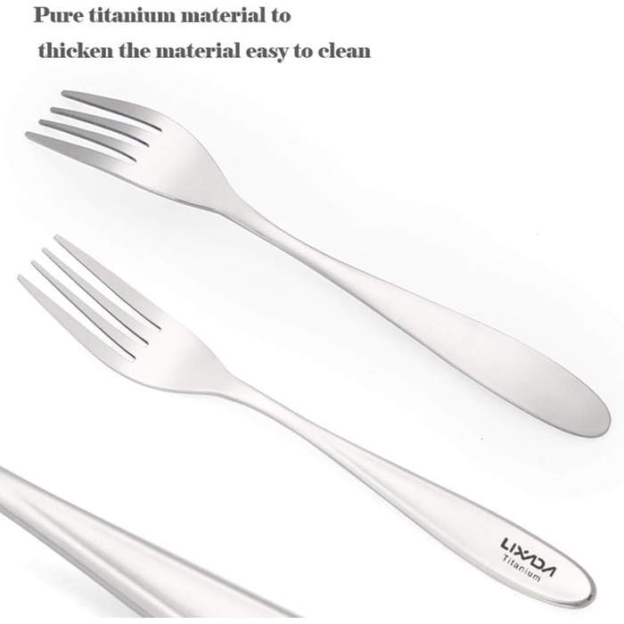 Набор туристических столовых приборов для кемпинга Lixada