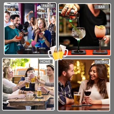 Набір квадратних підставок із натурального сланцю 60 шт AFOROEOA