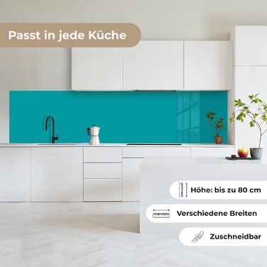 Кухонний фартух 60x250 см, самоклеючий фартух, кухонний фартух, кухонний фасад, самоклеючі кухонні фартухи - Осінь (Синій - Однотонний, 60 x 250 см)