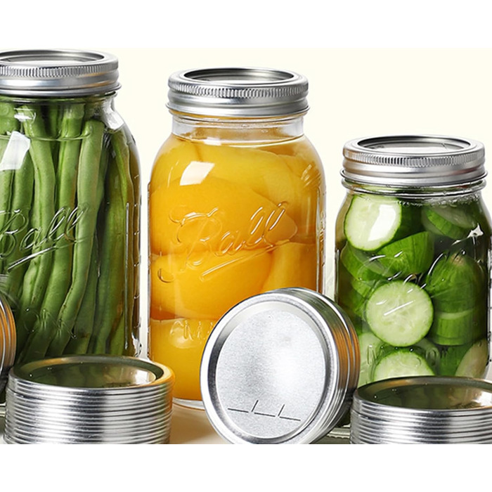 Кришки для банок Mason Jar 7 см, набір 200 предметів Liwankaqi