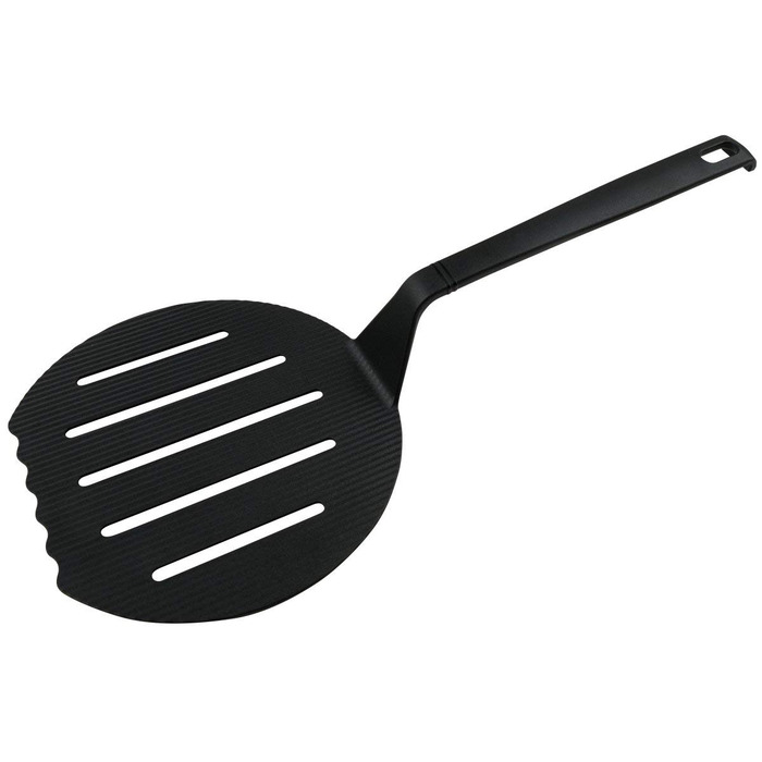 Лопатка с прорезями для омлетов и блинов, черная Nero Fackelmann