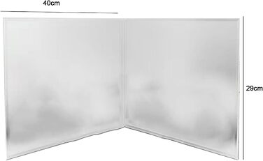 Фартух від бризок жиру для плит 40 х 29 см EasyByMall