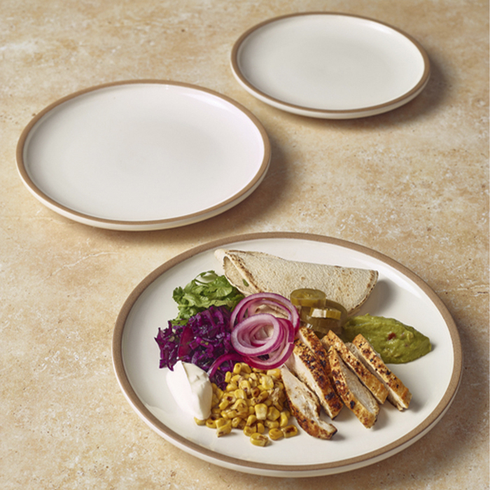 Тарелка 26 см, Kava White Stoneware, GenWare