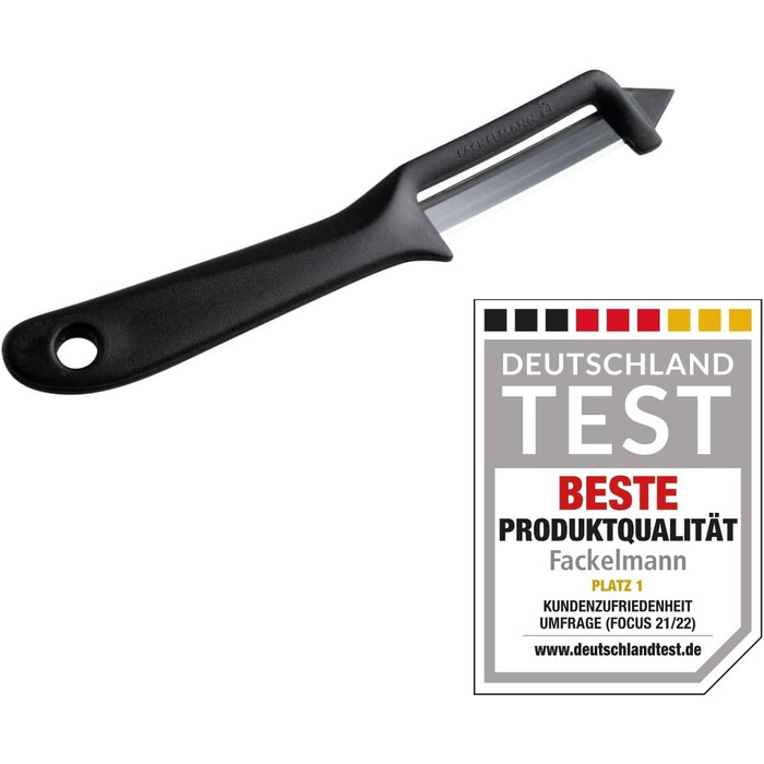 Овочечистка для спаржі 18 см, набір 2 предмети, чорні Fackelmann