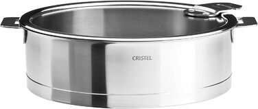 Сотейник 4,5л, сріблястий Strate Cristel