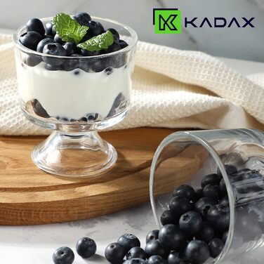 Набір креманок для мороженого 6 шт. 280 мл KADAX