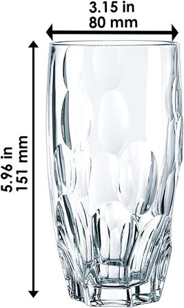 Набор бокалов для лонгдринков  385 мл, 4 предмета, Sphere Nachtmann
