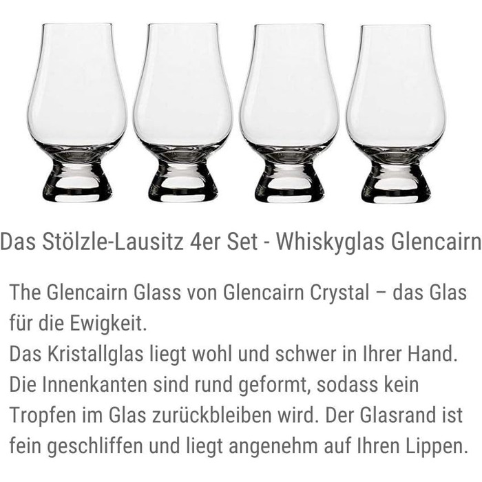 Набір келихів для віскі 4 шт 190 мл Stölzle Lausitz GLENCAIRN
