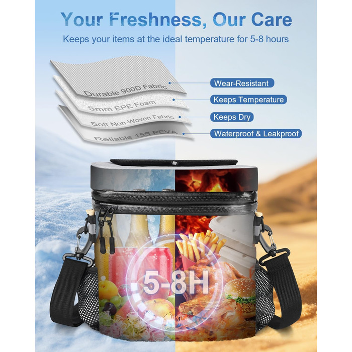 Термосумка сіра SKYJDM