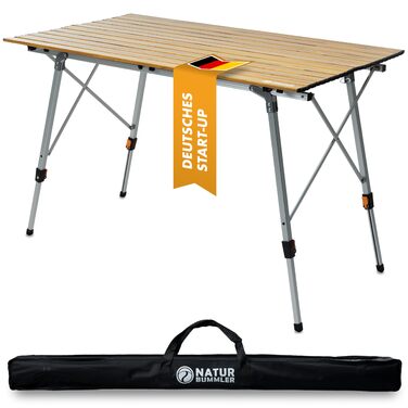 Складной кемпинговый стол с сумкой для транспортировки 120 х 58 х 58 см NATURBUMMLER