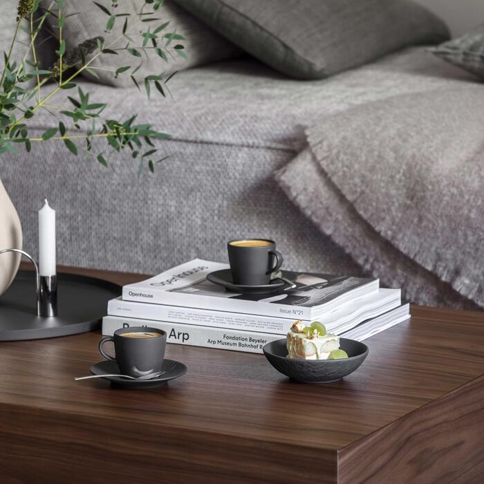 Десертная пиала 120 мл, черная Manufacture Rock Villeroy & Boch