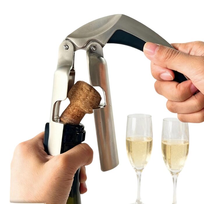 Металевий штопор для шампанського та вина Zqkimzi