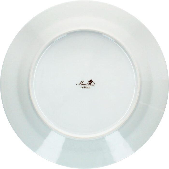 Набір із 6 тарілок для торта MamboCat Variant Floral Барвисті порцелянові тарілки для сніданку на 6 осіб Барвисті маленькі тарілки для салату, десерту та інших страв на сніданок, обід, каву та вечерю (плоскі тарілки для вечері)