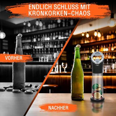 Відкривачка для пляшок з контейнером для кришечок AMIPOW