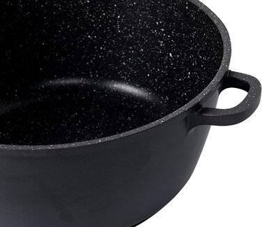 Набір посуду CosyChef Leia 28 см - Набір з 2 предметів посуду зі скляною кришкою та антипригарним покриттям - Підходить для всіх типів плит, включаючи індукційні - Без ПФОК