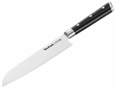 Набір ножів Tefal Ice Force, 2шт, нержавіюча сталь, пластик, чорний