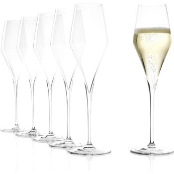 Набор бокалов для шампанского 0,3 л, 6 предметов, Q1 Stölzle Lausitz