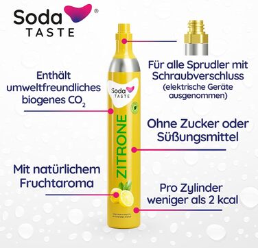 Набор для газирования воды, 4 предмета, классик + лимон, розовый Mysoda Woody SodaTASTE