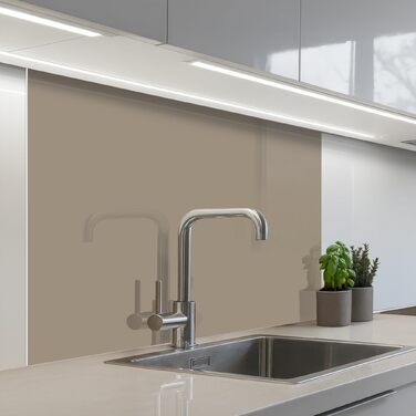 Кухонний фартух 60x250 см, самоклеючий фартух, кухонний фартух, кухонний фасад, самоклеючі кухонні фартухи - Осінь (кольори - Бежевий, 80 x 100 см)