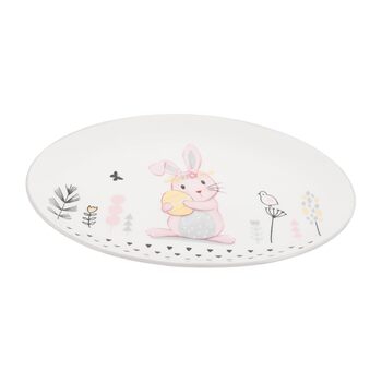 Керамическая тарелка с кроликом 28 см FUNOMOCYA