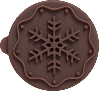 Штамп для печива у вигляді сніжинки, 7 см, RBV Birkmann