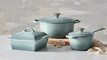Чавунний сотейник 2 л з кришкою, Морська сіль Signature Le Creuset
