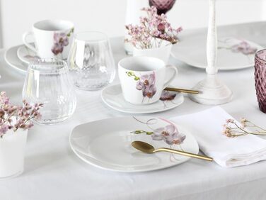 Набір тарілок на 6 персон, 12 предметів, Square Orchidee Creatable