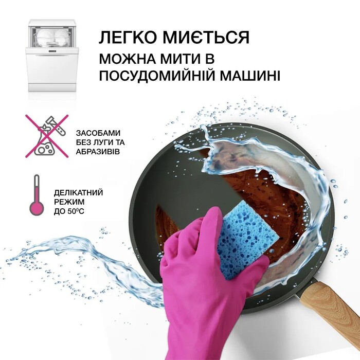 Сковоріда для жарки Fissman OLIVI 28x6 см алюміній з антипригарним покриттям (4415)