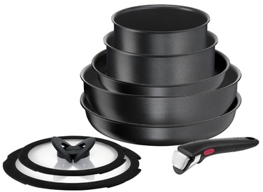 Tefal Набір посуду Ingenio Daily Chef 8 предметів, алюміній, кришка, змінна ручка