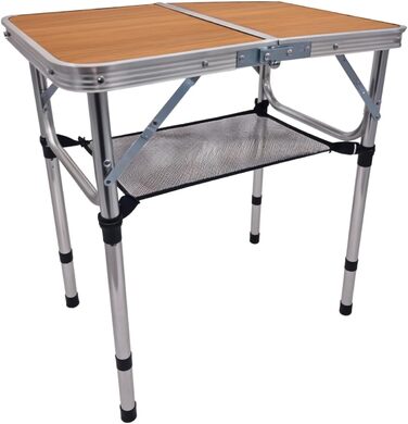 Складной кемпинговый стол с регулируемой высотой Preiswert & Gut