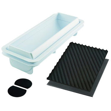KIT SPIRAL ROLL 1100 Набір форм (пластикова підставка + 2 силіконових килимка) 250х80 мм h67 мм
