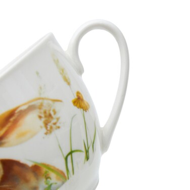 Кухоль Fissman RABBIT 200 мл з блюдцем порцеляна (13727)