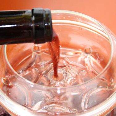 Набір з 6 дозаторів та підставки для шотів, багатофункціональний дозатор для бару, для наповнення рідинами, тримач для коктейлів, лікеру, шотів, інструмент для напоїв з пензликом (Прозорий)