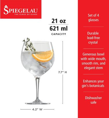 Набор бокалов для джин-тоника 360 мл, 4 предмета, Special Glasses Spiegelau