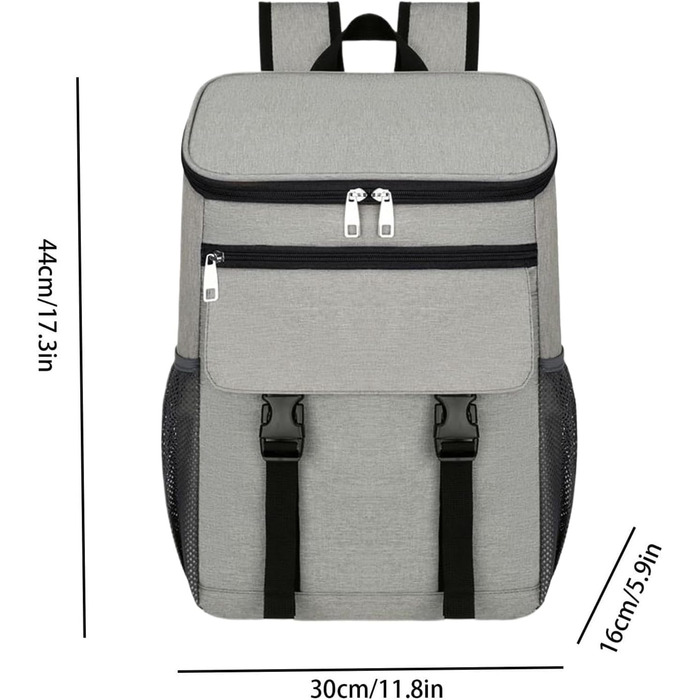 Термо-рюкзак сірий Generisch