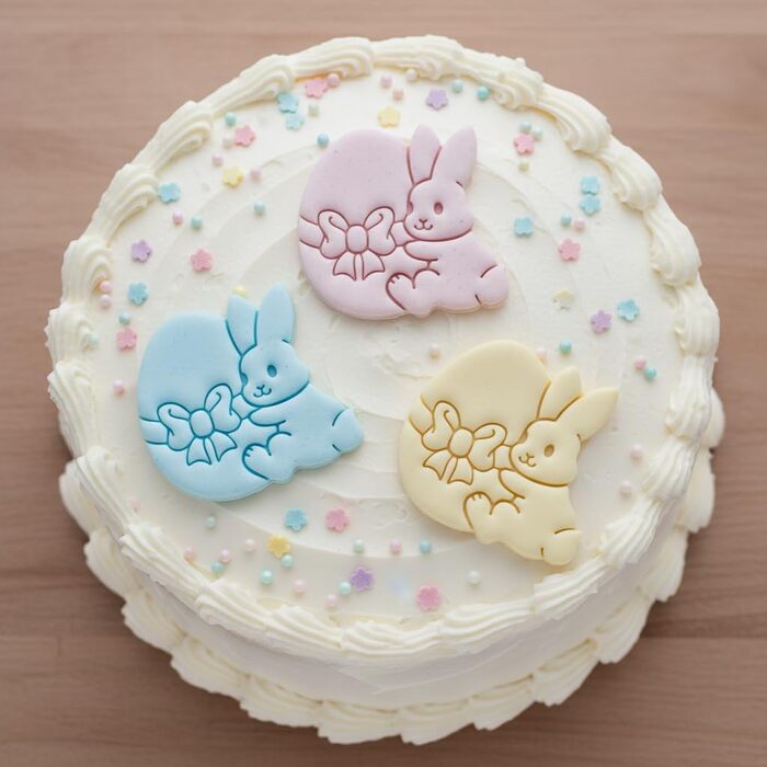 Форма для печива Зайчик з пасхальним яйцем bakerlogy