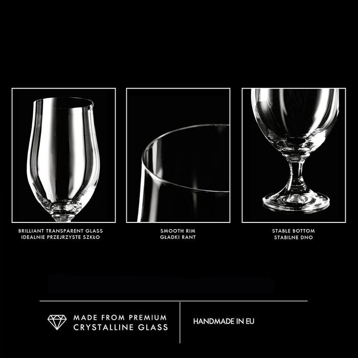 Набір пивних склянок 6 шт 500 мл Krosno