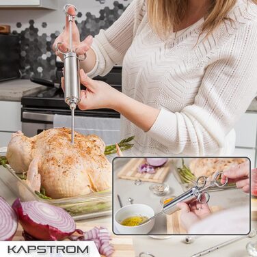 Набор шприцев с 3 иглами для маринада KapStrom.