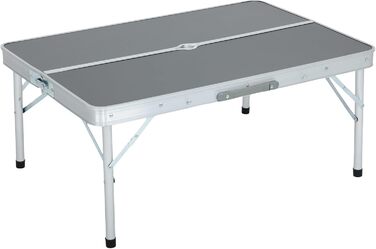 Набор для пикника стол и 2 скамейки серый AKORD