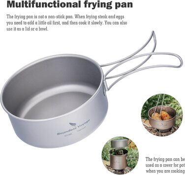 Набор производной посуды для кемпинга 500 и 1000 мл iBasingo